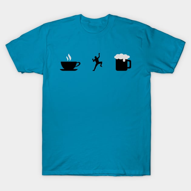 Things To Do List - Coffee, Free Climbing and Beer T-Shirt by Owl Canvas